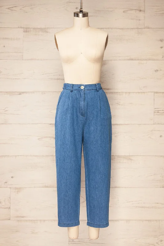 Saskatoon | High-Waisted Denim Pants