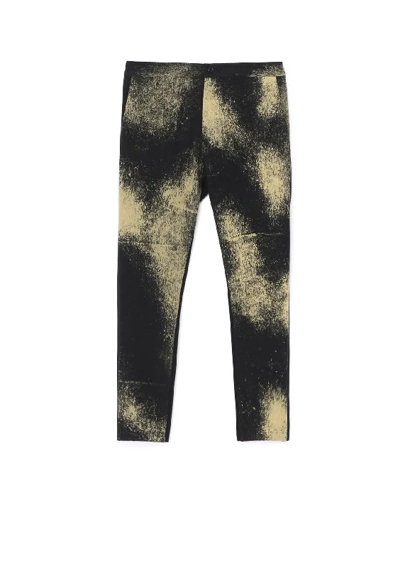 DISCHARGE PRINT LEGGINGS/PANTS