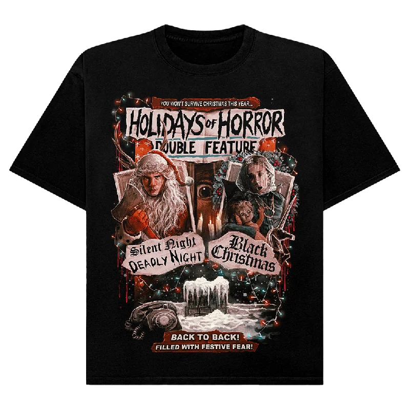 Holidays of Horror Double Feature T-Shirt (Comfort Colors)