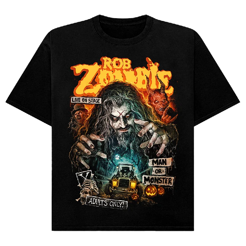 Rob Zombie: Man or Monster T-Shirt (Comfort Colors)