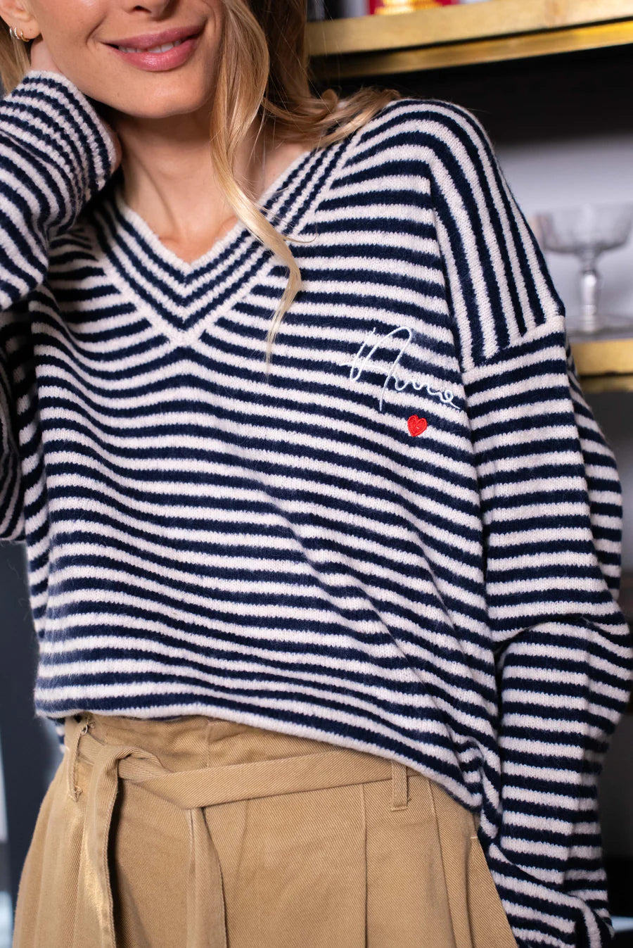 Mia Striped Sweater