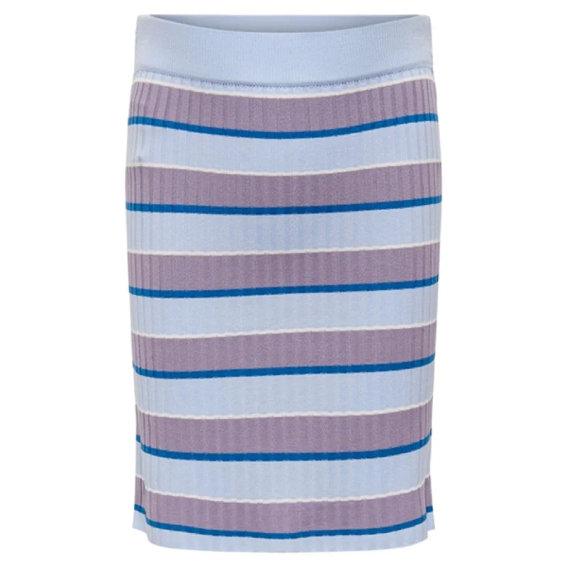 Kids ONLY Clear Sky Debbie Stripe Knit Skirt