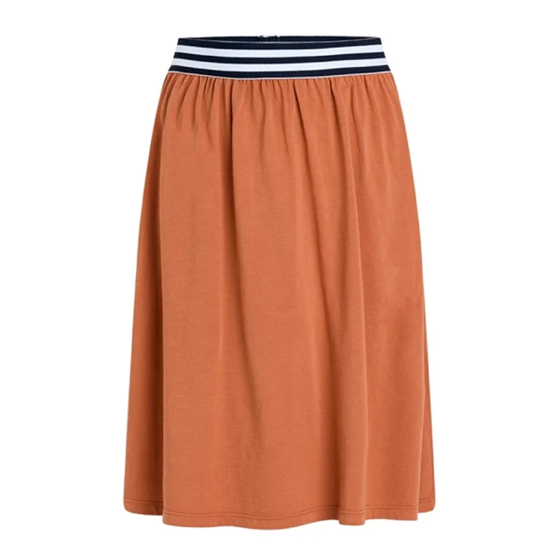 Mads Nørgaard Single Organic Sagalina Skirt Pecan Brown