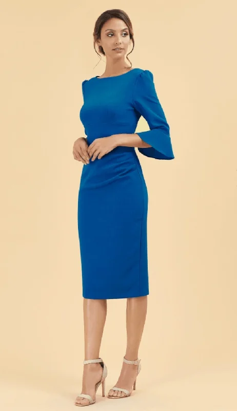 Odelle Pencil Dress (Cobalt Blue)