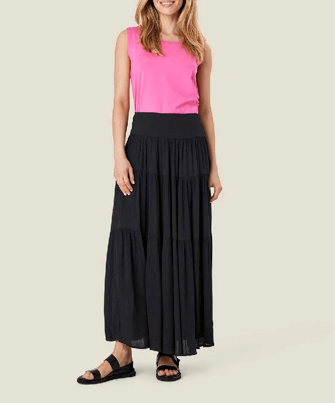 Sable Tiered Maxi Skirt