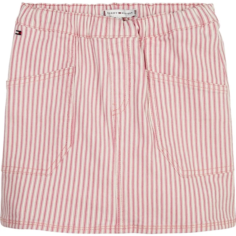 Tommy Hilfiger Denim Railroad Skirt Pinkstripe