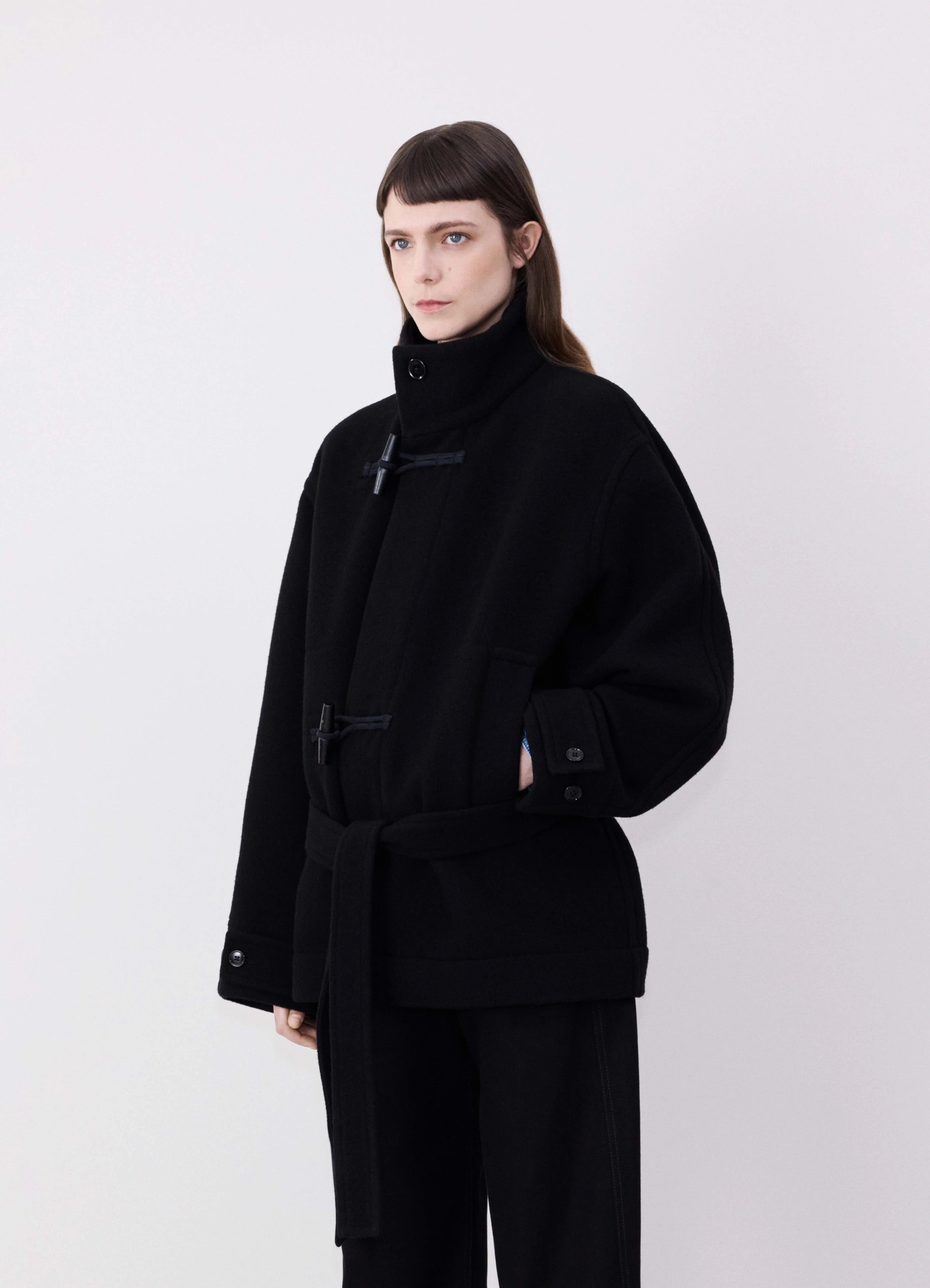 SHORT BATHROBE DUFFLE COAT