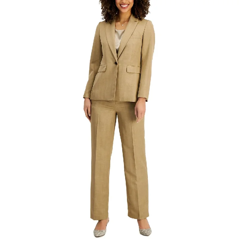 Womens Straight Leg Office Pant Suit