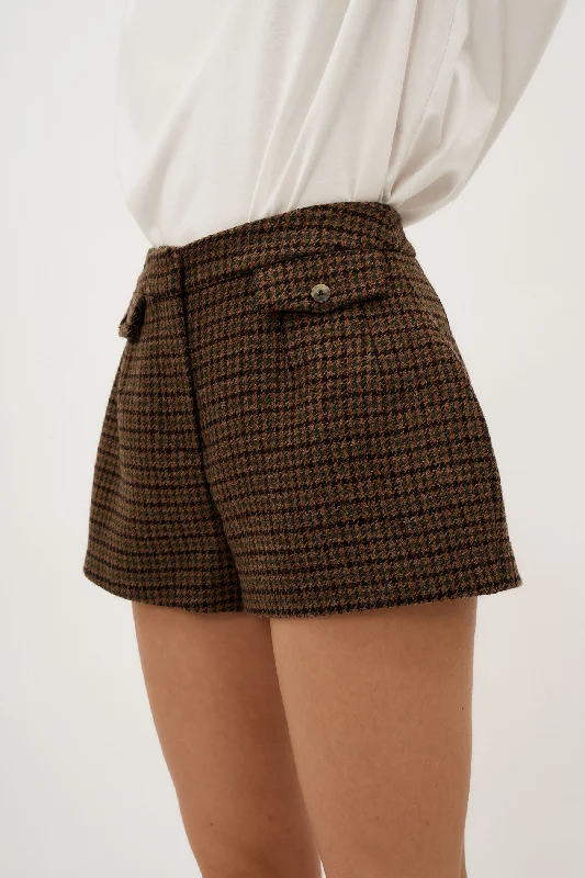 Keith Brown Check Shorts