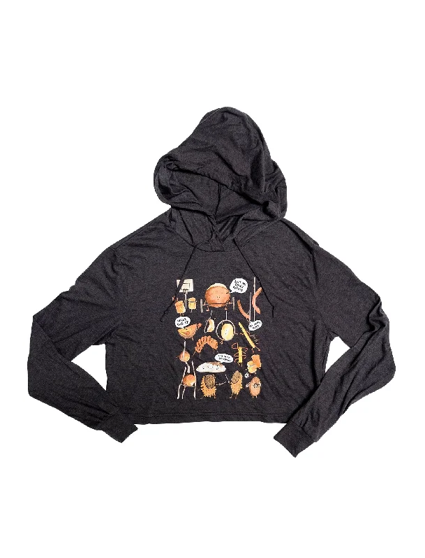 Potatoes Lite Cropped Hoodie