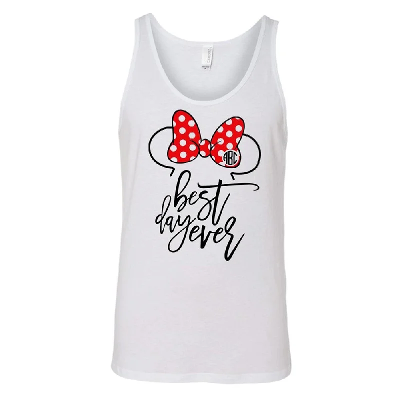 Monogrammed 'Best Day Ever' Premium Tank Top